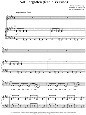 Not Forgotten (Radio Version)