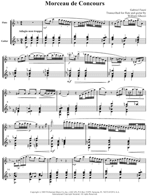 Morceau de concours - Guitar part