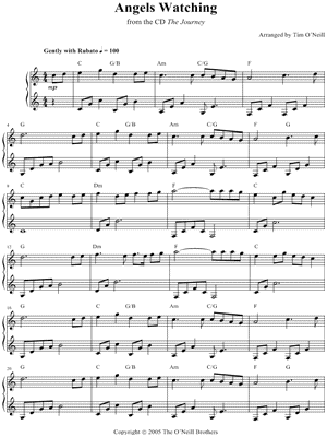 Angels Watching (Piano)