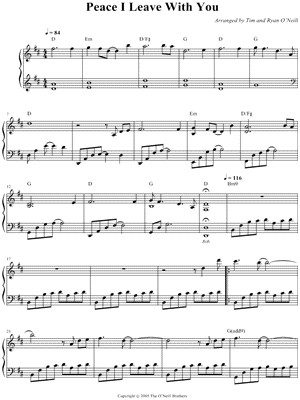 Peace I Leave With You