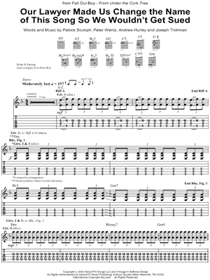 Our Lawyer Made Us Change the Name of This Song So We Wouldn't Get Sued