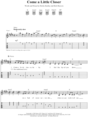 Come a Little Closer