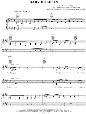 Baby Hold On