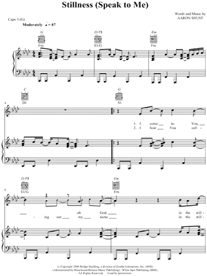 Stillness (Speak To Me)