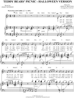 Teddy Bears' Picnic - Halloween Version