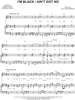 I'm Black / Ain't Got No