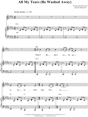 All My Tears (Be Washed Away)