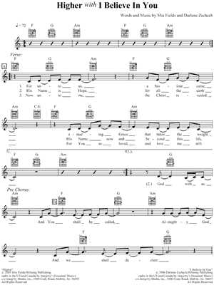 Higher with I Believe In You