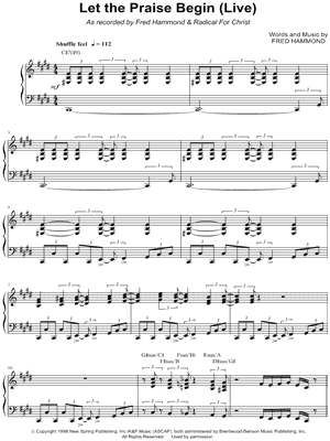 Let the Praise Begin (Live)