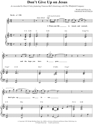 Don't Give Up on Jesus