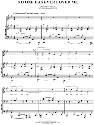 No One Has Ever Loved Me