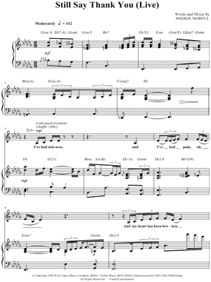 Still Say Thank You (Live)