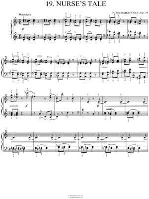 Nurse's Tale, Op. 39,  No. 19