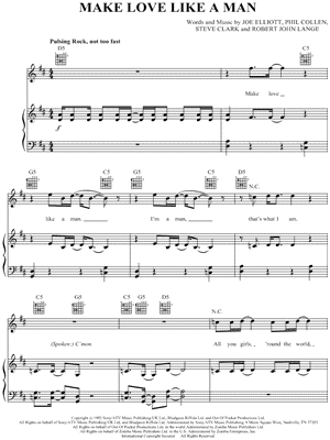 Make Love Like a Man