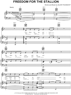 Freedom for the Stallion