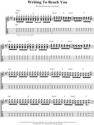 Writing To Reach You