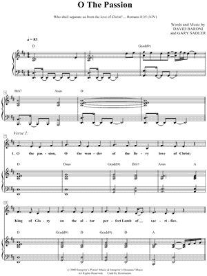 O the Passion