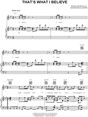 That's What I Believe