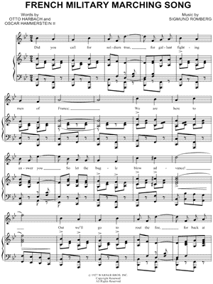 French Military Marching Song