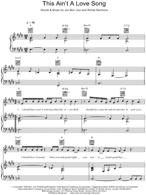 This Ain't a Love Song