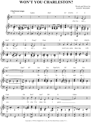 Won't You Charleston?