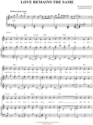 Love Remains the Same