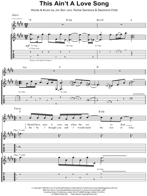 This Ain't a Love Song