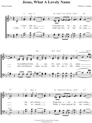 Jesus, What a Lovely Name