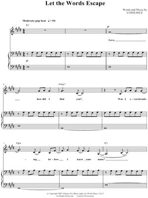 Let the Words Escape