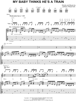 My Baby Thinks He's a Train