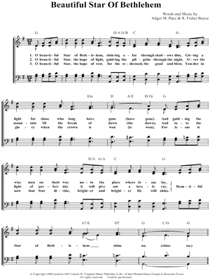 Beautiful Star of Bethlehem