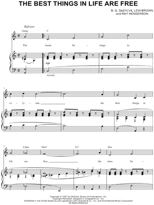 The Best Things In Life Are Free