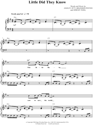 Little Did They Know