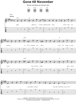 Gone Till November