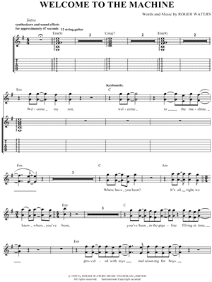 Welcome to the Machine