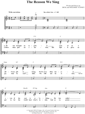 The Reason We Sing