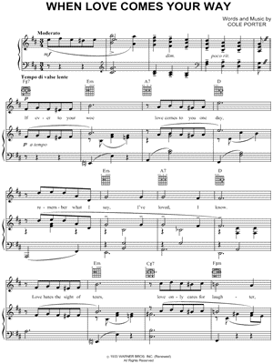 When Love Comes Your Way