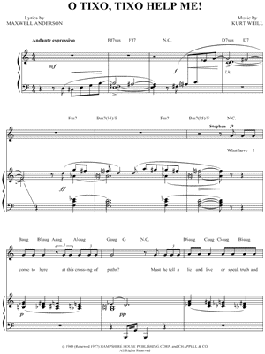 O Tixo, Tixo Help Me!