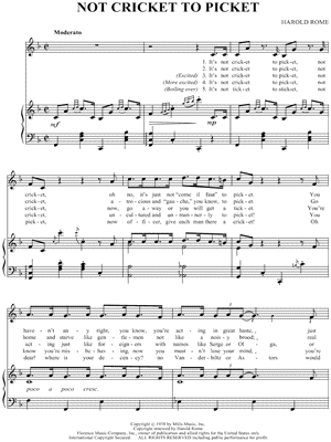 Not Cricket To Picket