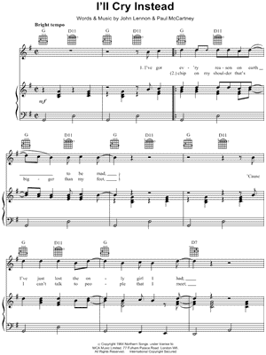 I'll Cry Instead
