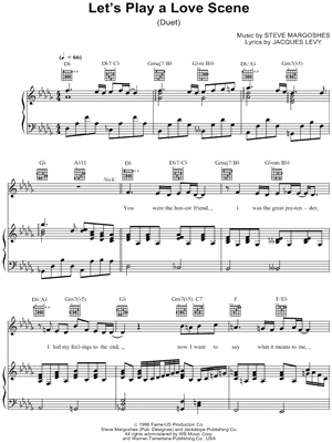 Let's Play a Love Scene - Duet