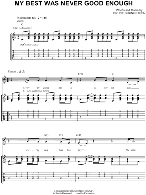 My Best Was Never Good Enough