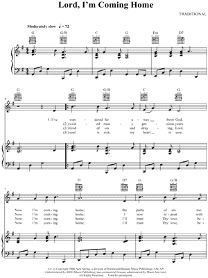 Lord, I'm Coming Home