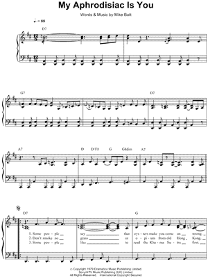 My Aphrodisiac Is You