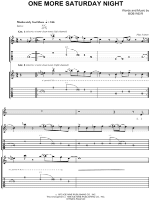 One More Saturday Night