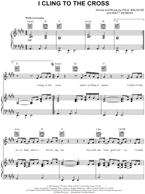 I Cling To the Cross