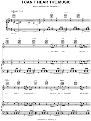 I Can't Hear the Music