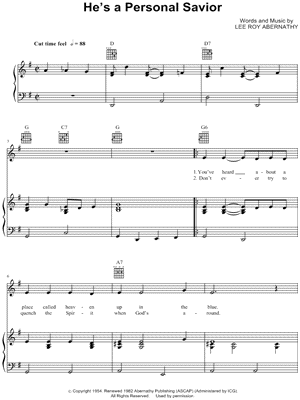 He's a Personal Savior