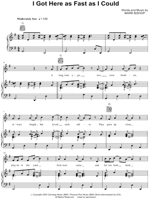 I Got Here As Fast As I Could