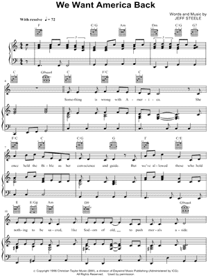 We Want America Back